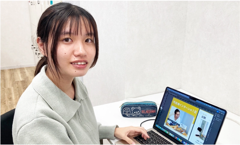 N.Mさんのインターン中の様子1