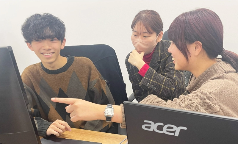 A.Kさんのインターン中の様子2